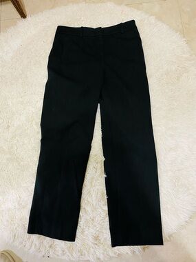 J CREW KALLIE PANT BLACK Stretch Cropped Trouser Size 6 Work Career